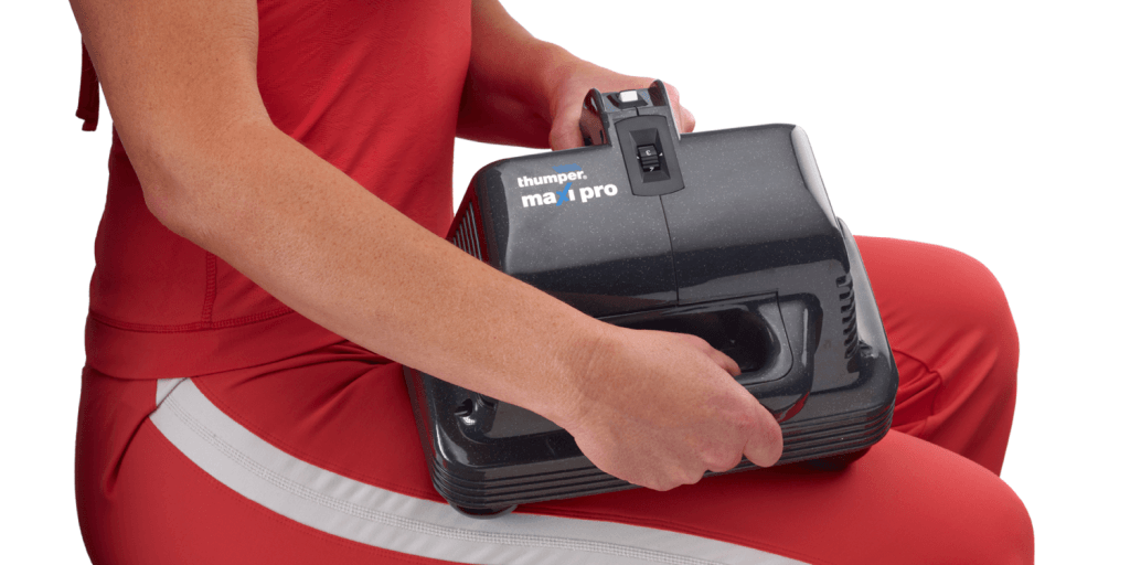 Thumper maxi pro deep tissue percussion massager for chiropractic offices and massage therapists